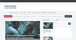 Desktop Screenshot of emeraldcoastgazette.com