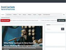 Tablet Screenshot of emeraldcoastgazette.com